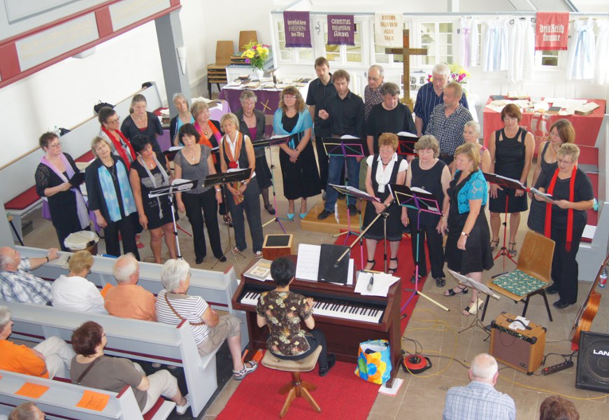 Konzert des Gospelchors Zimmersrode in der Kirche