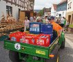 Das Versorgungsfahrzeug war stndig unterwegs