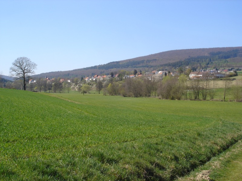 Blick von Südosten auf Densberg