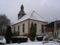 die Densberger Kirche im Winter